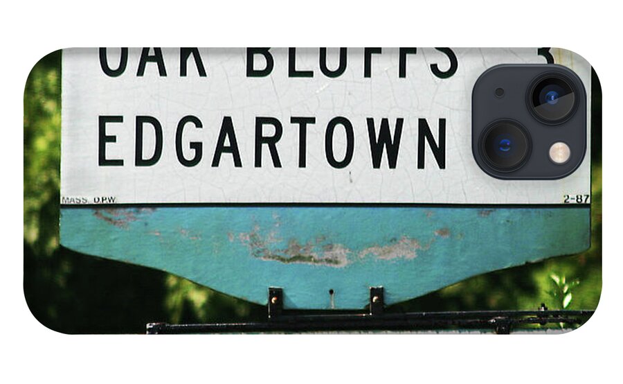 Street iPhone 13 Case featuring the photograph Signs of Simpler Times Marthas Vineyard Massachusetts by Michelle Constantine