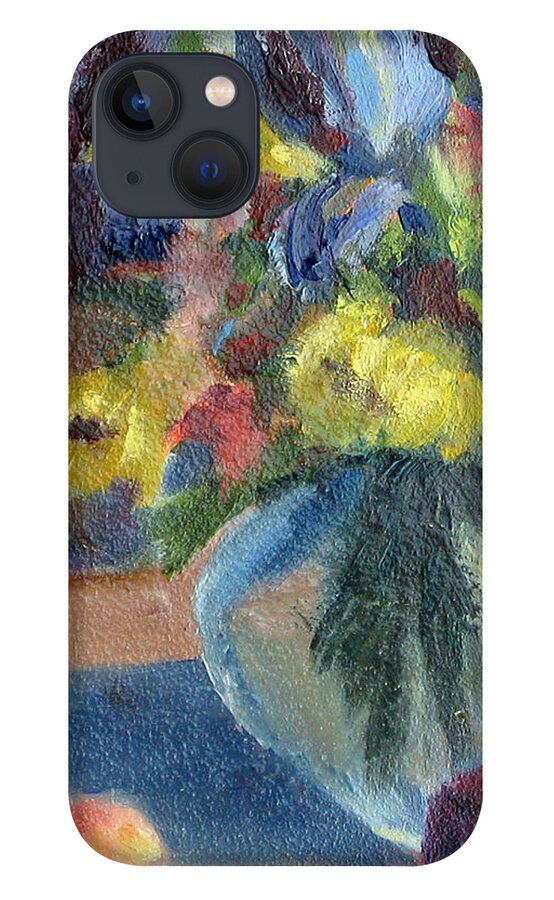 Flowers iPhone 13 Case featuring the painting Simple Pleasures by Maria Hunt