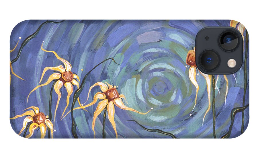 Floral iPhone 13 Case featuring the painting Sky Dance by Tanielle Childers