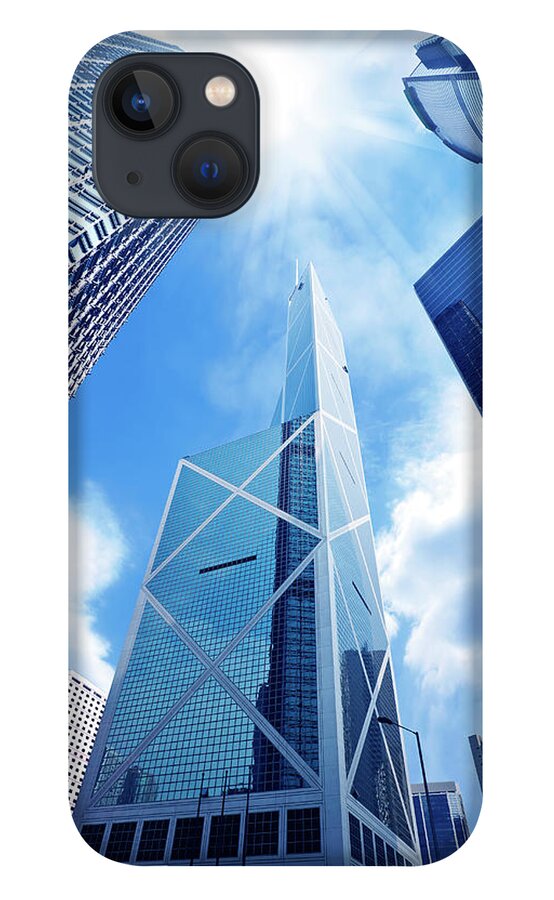 Chinese Culture iPhone 13 Case featuring the photograph Skyscraper In Hong Kong by Ithinksky