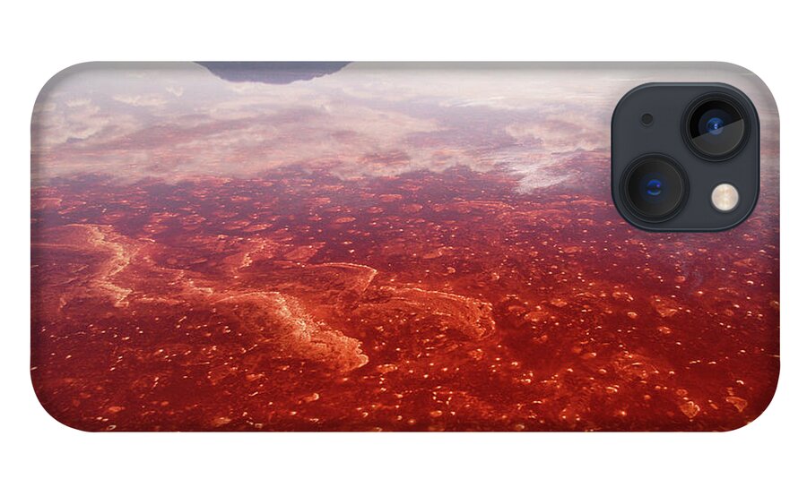 00204030 iPhone 13 Case featuring the photograph Soda And Algae Formation On Lake Natron by Gerry Ellis