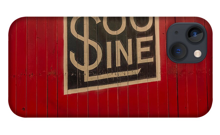 Red iPhone 13 Case featuring the photograph Soo Line Box Car by Paul Freidlund