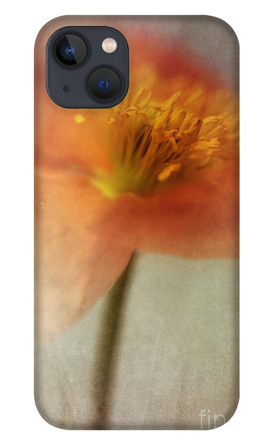 Abstraction iPhone 13 Case featuring the photograph Soulful Poppy by Priska Wettstein