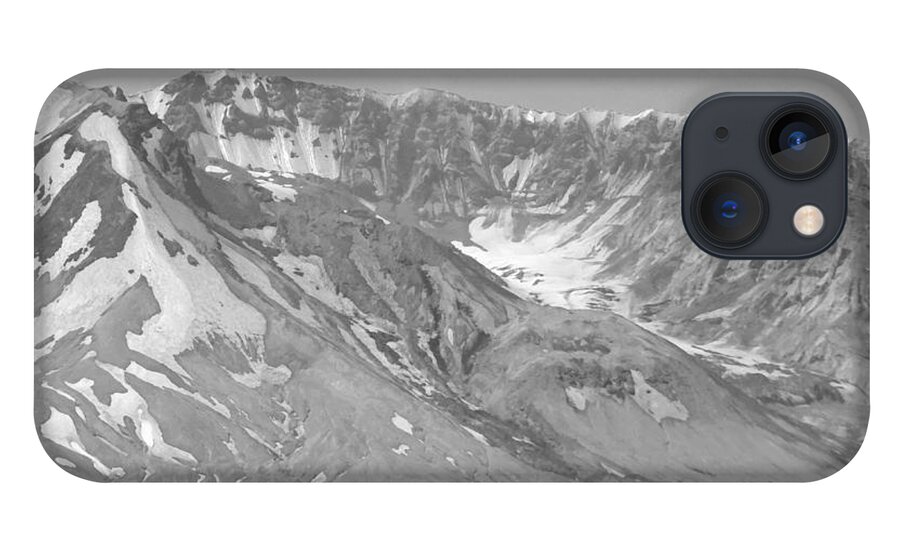 Volcano iPhone 13 Case featuring the photograph St. Helen's Crater by Tikvah's Hope