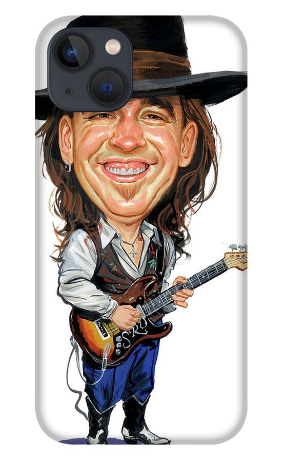 Stevie Ray Vaughan iPhone 13 Case featuring the painting Stevie Ray Vaughan by Art 