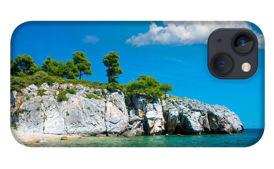 Greece iPhone 13 Case featuring the photograph Stoney Beach by Roy Pedersen
