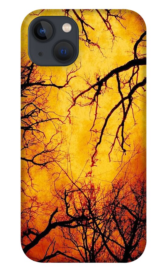 Abstract iPhone 13 Case featuring the digital art Stora Skalvan by Jeff Iverson