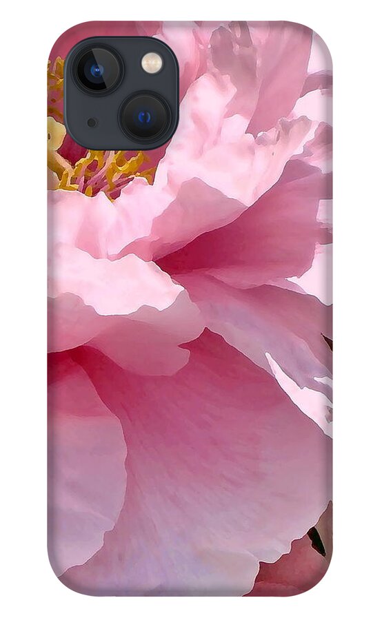 Pink iPhone 13 Case featuring the photograph Sunkissed Peonies 1 by Cindy Greenstein