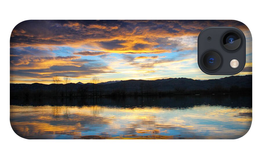 Coot Lake iPhone 13 Case featuring the photograph Sunset at Coot Lake by Juli Ellen