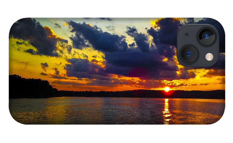 Ken iPhone 13 Case featuring the photograph Sunset At Lake Logan Martin by Ken Johnson