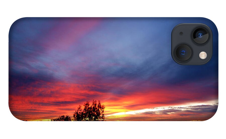 Sunset iPhone 13 Case featuring the photograph Sunset at Mount Carmel Haifa 01 by Arik Baltinester