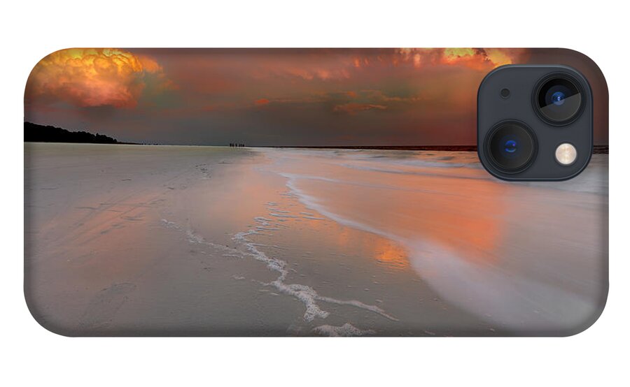 Atlantic Ocean iPhone 13 Case featuring the photograph Sunset on Hilton Head Island by Peter Lakomy