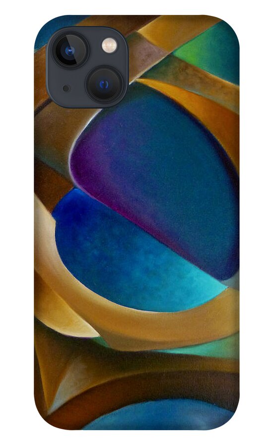 Bones iPhone 13 Case featuring the painting Support by Claudia Goodell