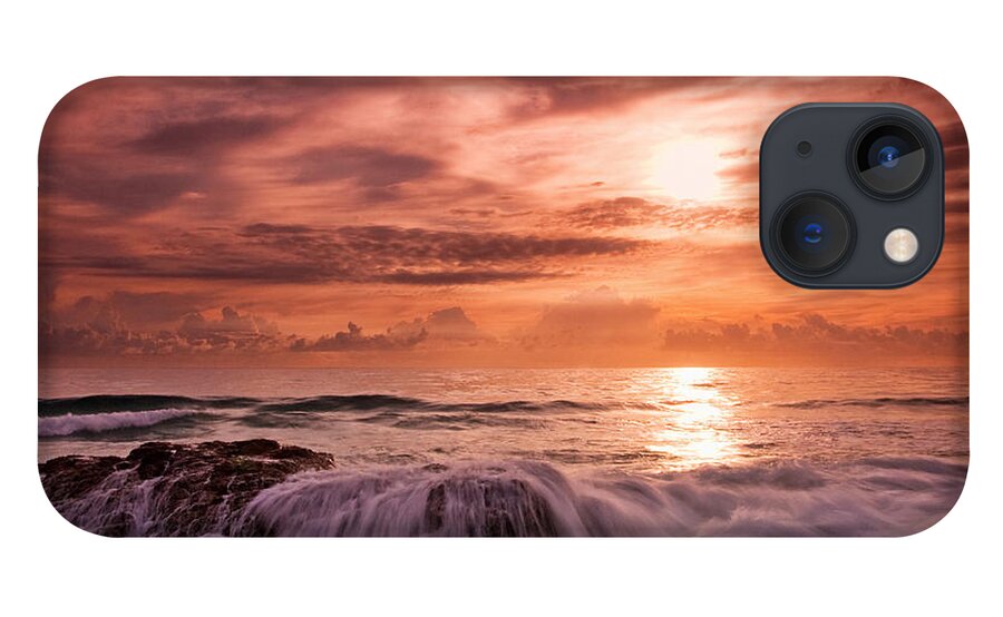 Surging Tide iPhone 13 Case featuring the photograph Surging Tide by Ann Van Breemen