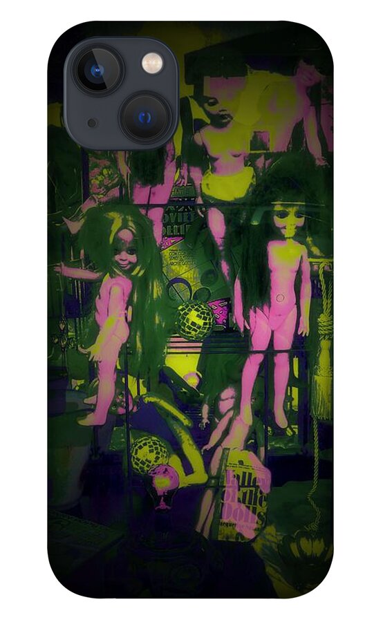 Plastic Dolls iPhone 13 Case featuring the photograph Suzy's Internalized Brooding by Laureen Murtha Menzl