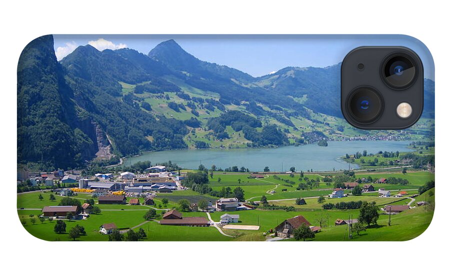 Alps iPhone 13 Case featuring the photograph Swiss Landscape by Amanda Mohler