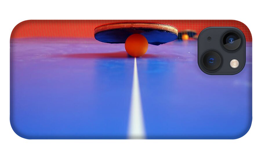 Action iPhone 13 Case featuring the photograph Table Tennis by Michal Bednarek