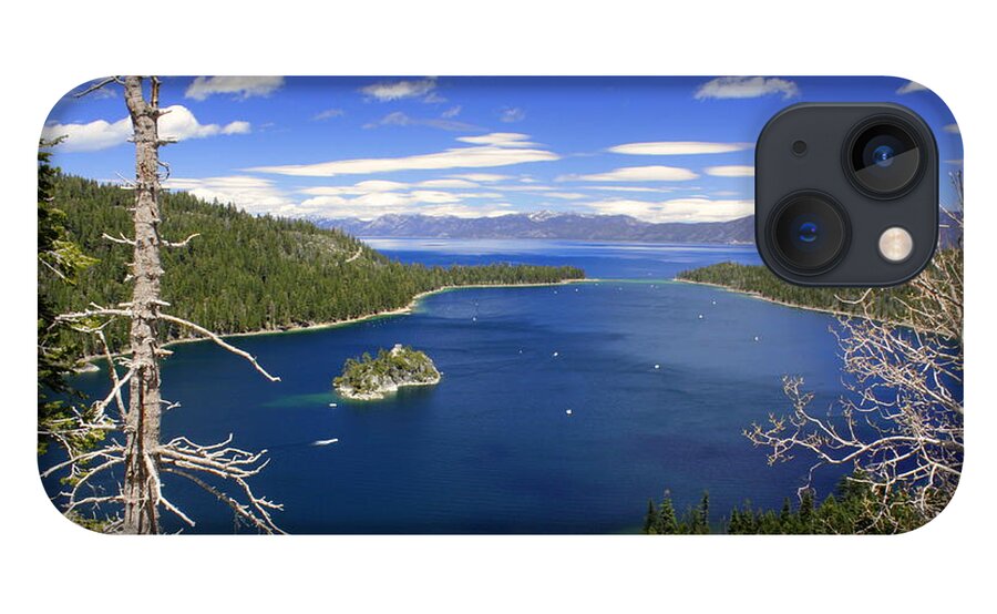 Tahoe's Emerald Bay iPhone 13 Case featuring the photograph Tahoe's Emerald Bay by Patrick Witz
