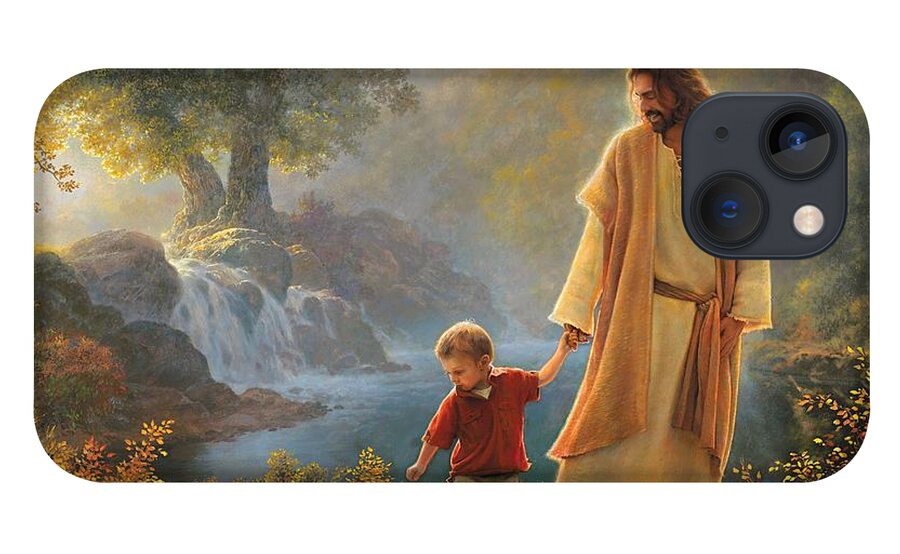 Jesus iPhone 13 Case featuring the painting Take My Hand by Greg Olsen