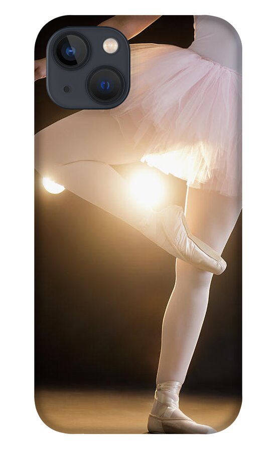 Ballet Dancer iPhone 13 Case featuring the photograph Teenage 16-17 Ballerina On Stage by Jamie Grill