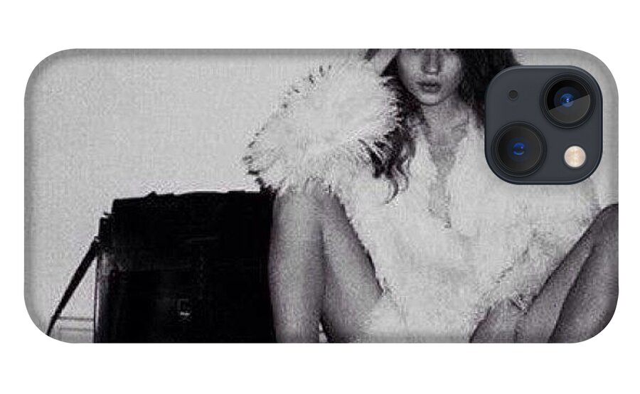 Loveit iPhone 13 Case featuring the photograph That's My #bitch #katemoss #icon by Dvon Medrano