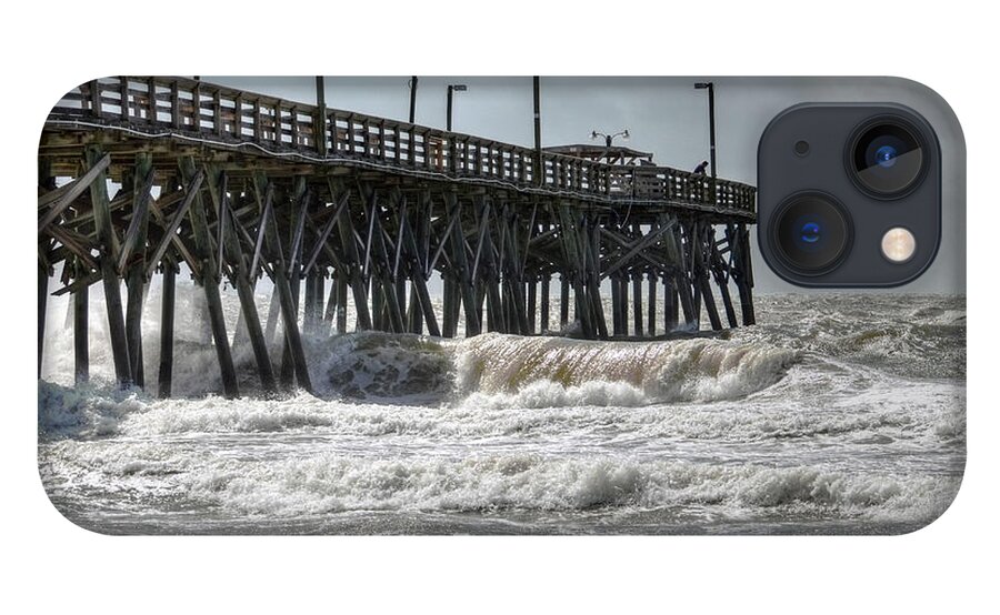 Ocean iPhone 13 Case featuring the photograph The Angry Sea by Kathy Baccari
