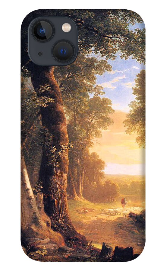 Beeches iPhone 13 Case featuring the painting The Beeches by Asher Durand