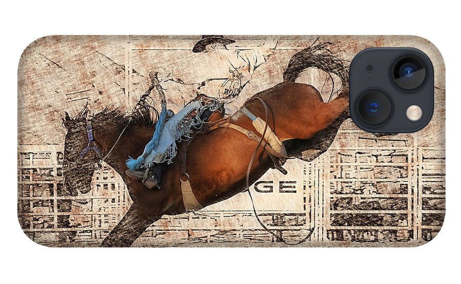  Cowboy Paintings iPhone 13 Case featuring the photograph The Classic by Mayhem Mediums