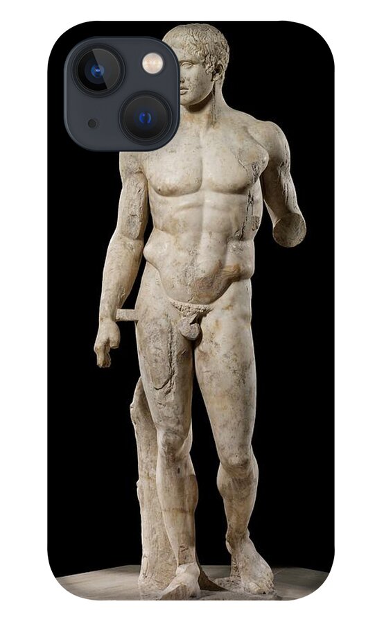 The Doryphoros Of Polykleitos iPhone 13 Case featuring the photograph The Doryphoros of Polykleitos by Roman School