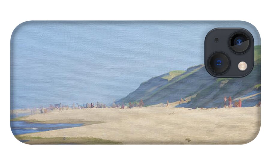 Ocean iPhone 13 Case featuring the digital art The Dunes of Wellfleet by Jayne Carney