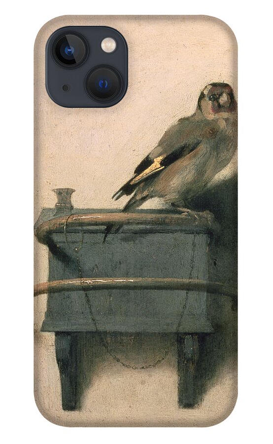 Bird iPhone 13 Case featuring the painting The Goldfinch by Carel Fabritius
