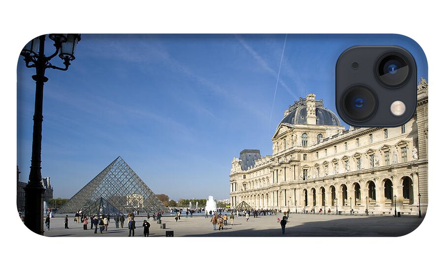 Louvre iPhone 13 Case featuring the photograph The Louvre by Andy Myatt