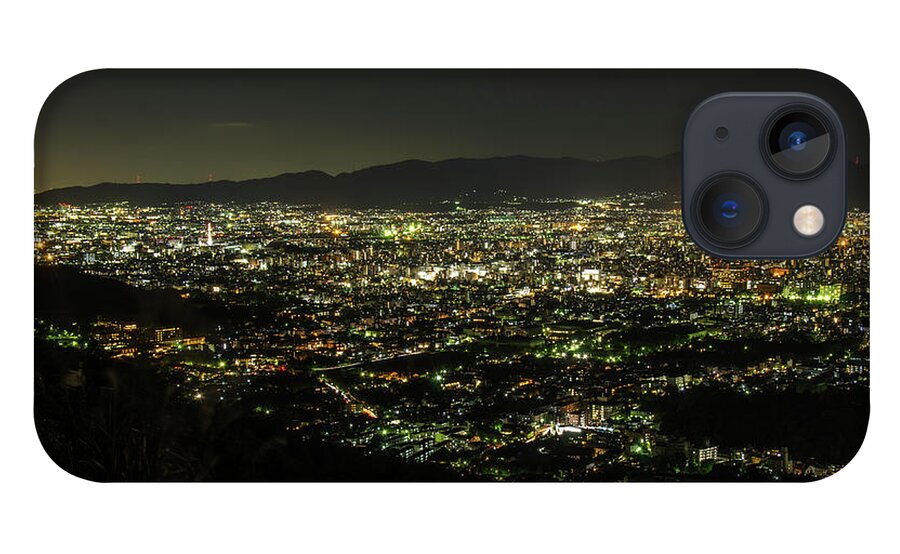 Tranquility iPhone 13 Case featuring the photograph The Night Scene Of Kyoto by Kaoru Hayashi