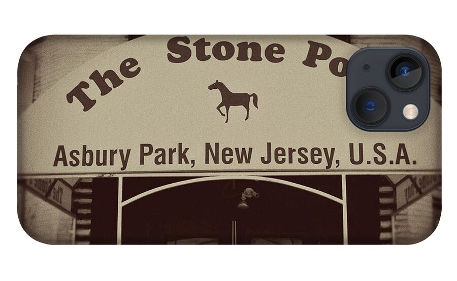 The Stone Pony Vintage Asbury Park New Jersey iPhone 13 Case featuring the photograph The Stone Pony Vintage Asbury Park New Jersey by Terry DeLuco