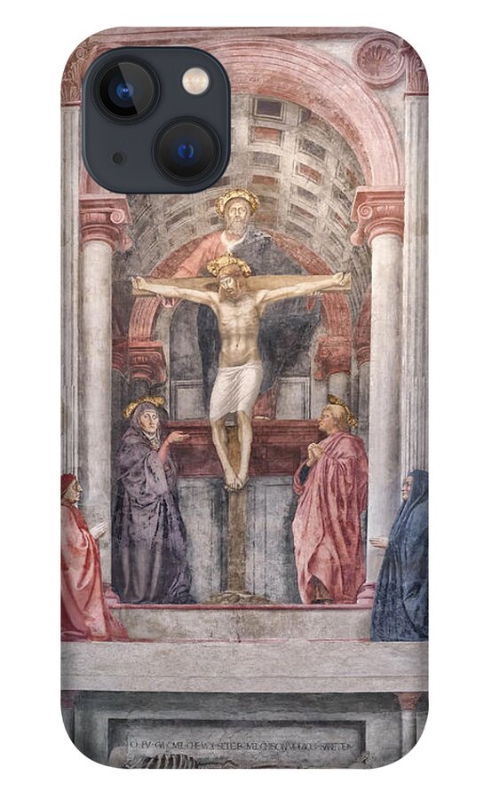 Architecture Art iPhone 13 Case featuring the photograph The Trinity by Masaccio by Melany Sarafis