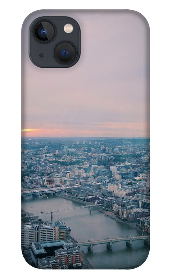 Tranquility iPhone 13 Case featuring the photograph The View Of London by Camille Blais