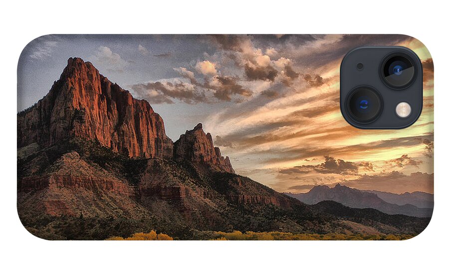 Landscape iPhone 13 Case featuring the photograph The Watchman by Erika Fawcett