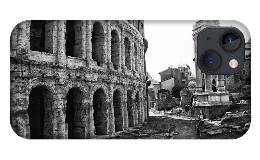 Ancient iPhone 13 Case featuring the photograph Theatre of Marcellus by Melany Sarafis
