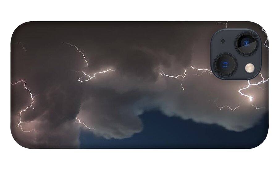 Thunderstorm iPhone 13 Case featuring the photograph Thunder Sky by Douglas Sacha