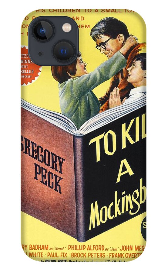 Movie Poster iPhone 13 Case featuring the photograph To Kill a Mockingbird - 1962 by Georgia Fowler