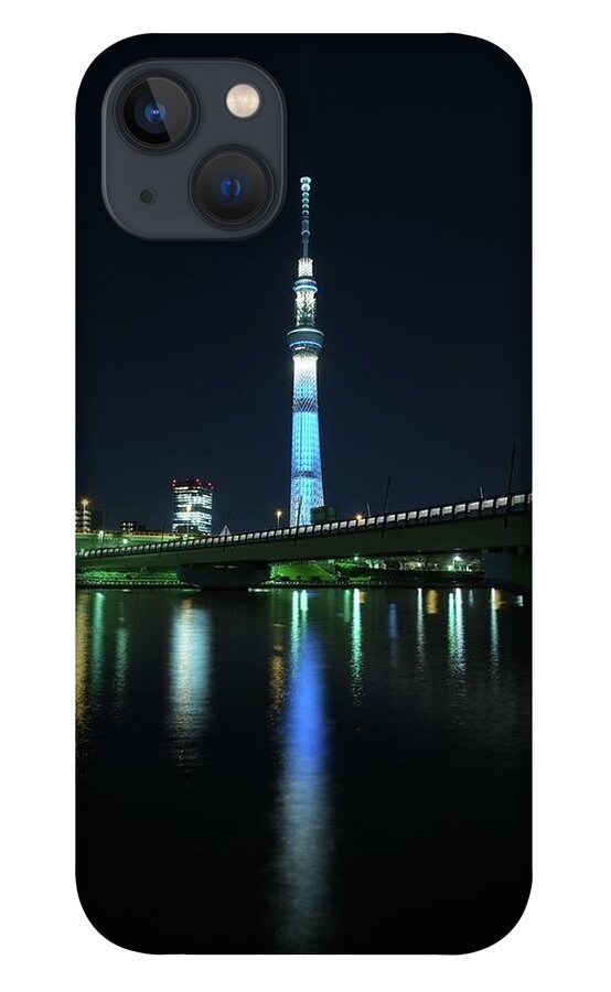 Tranquility iPhone 13 Case featuring the photograph Tokyo Skytree by Y.zengame