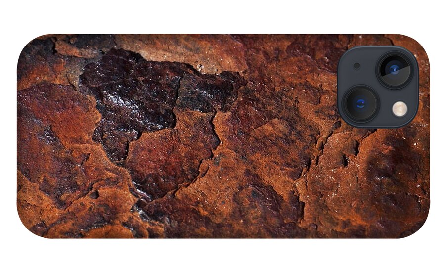 Rust iPhone 13 Case featuring the photograph Topography of Rust by Rona Black