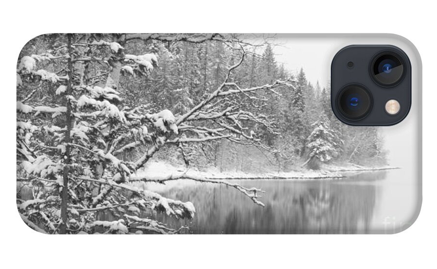 Winter iPhone 13 Case featuring the photograph Touch of Winter by Diane Bohna