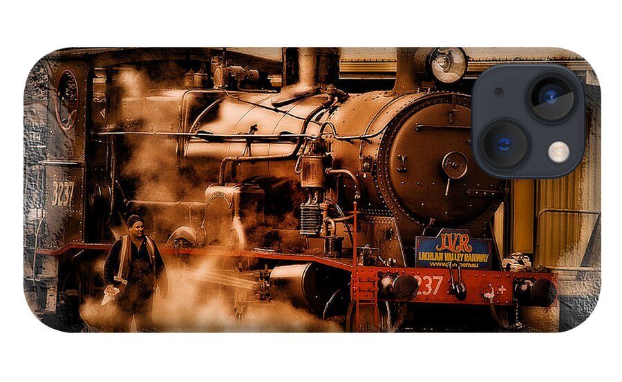 Trains Australia iPhone 13 Case featuring the photograph Train art 3237 by Kevin Chippindall