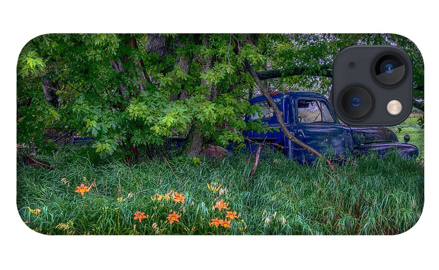 Paul iPhone 13 Case featuring the photograph Truck In The Forest by Paul Freidlund