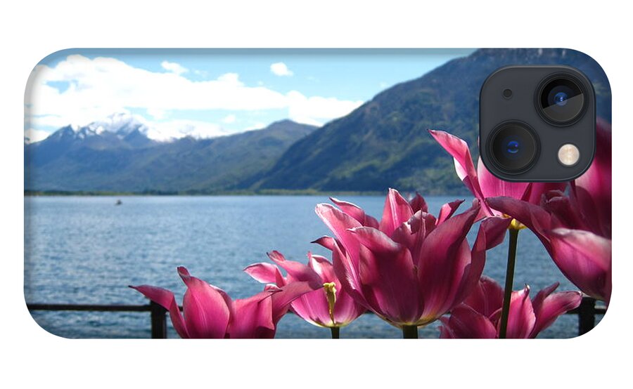 Sky iPhone 13 Case featuring the photograph Tulips at Lake Geneva by Amanda Mohler