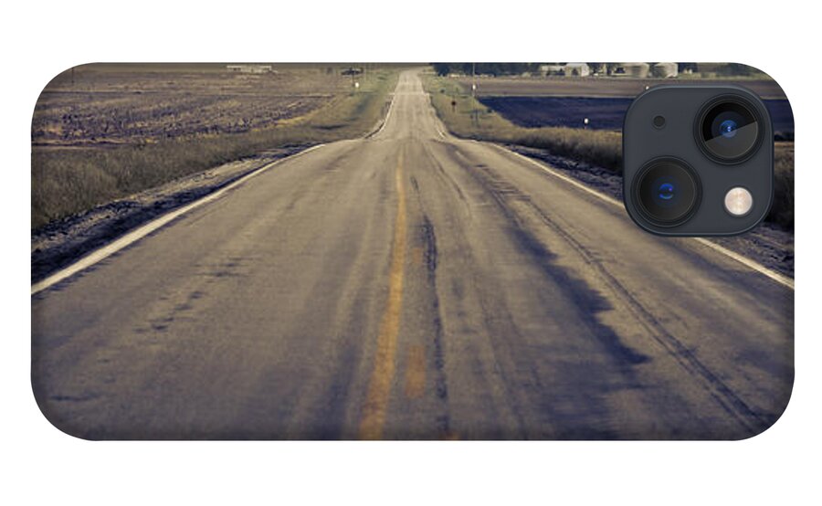 Storm iPhone 13 Case featuring the photograph Two Lane Road by George Strohl