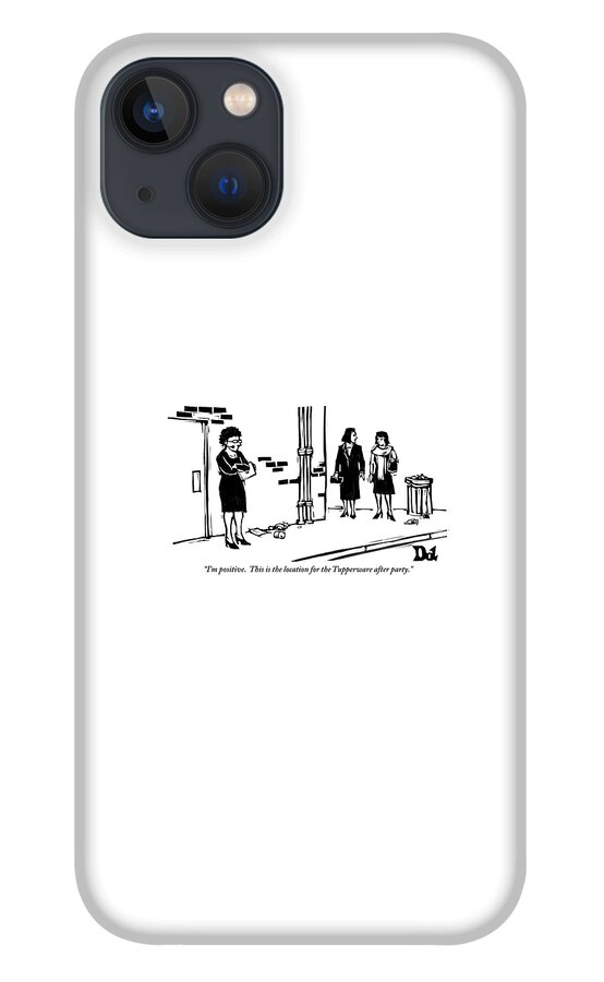Two Middle-aged Women Walk Together And A Third iPhone 13 Case