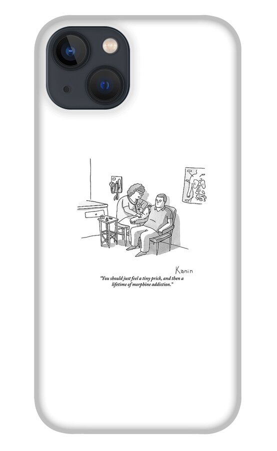 Two People - Boy And Female Nurse - In Doctor's iPhone 13 Case