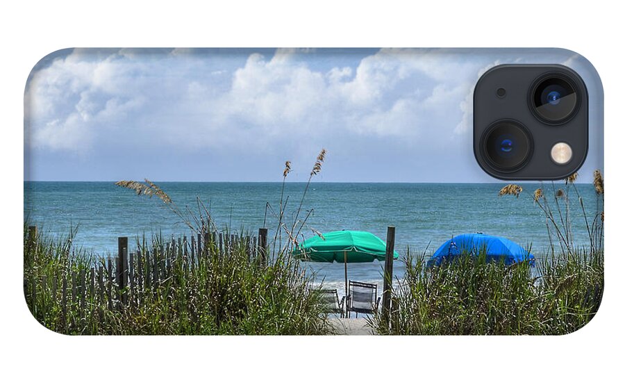 Beach iPhone 13 Case featuring the photograph Umbrella Heaven by Kathy Baccari